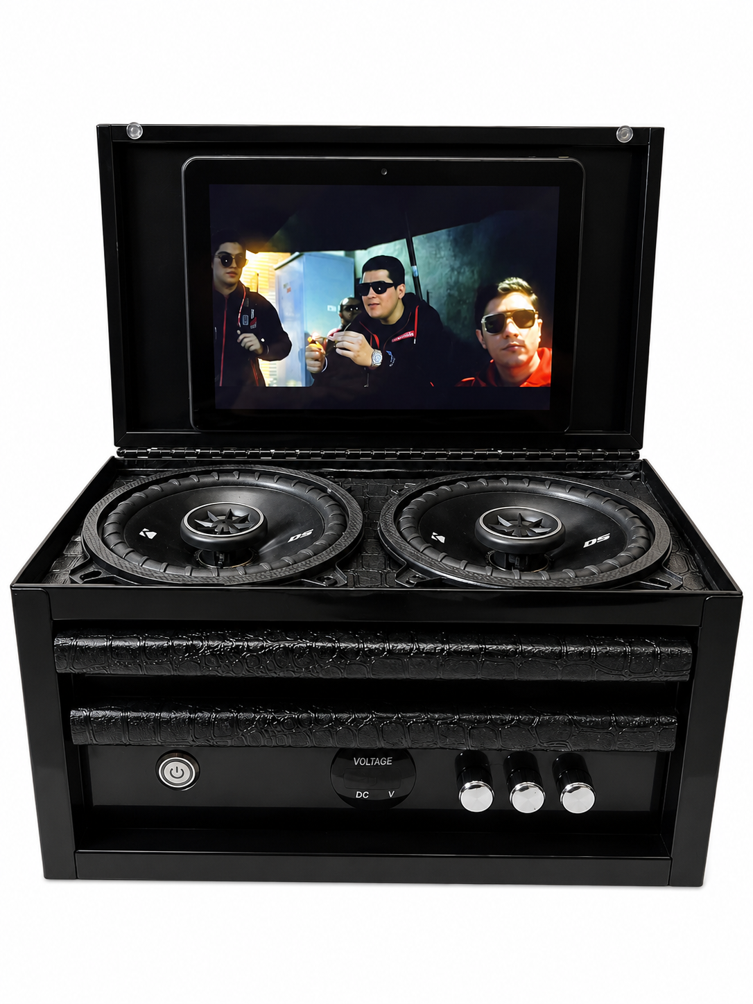 Mini Tool Box Speaker 24v With tablet included for the screen